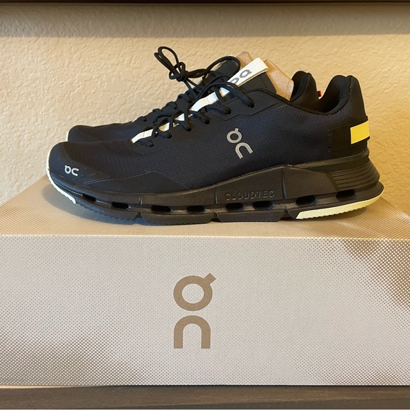 On Cloudnova Form Women’s Running Shoes Size 10 Black/Hay - Picture 1 of 4